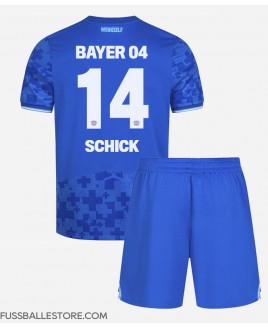 Günstige Bayer Leverkusen Patrik Schick #14 3rd trikot Kinder 2025-26 Kurzarm (+ Kurze Hosen)